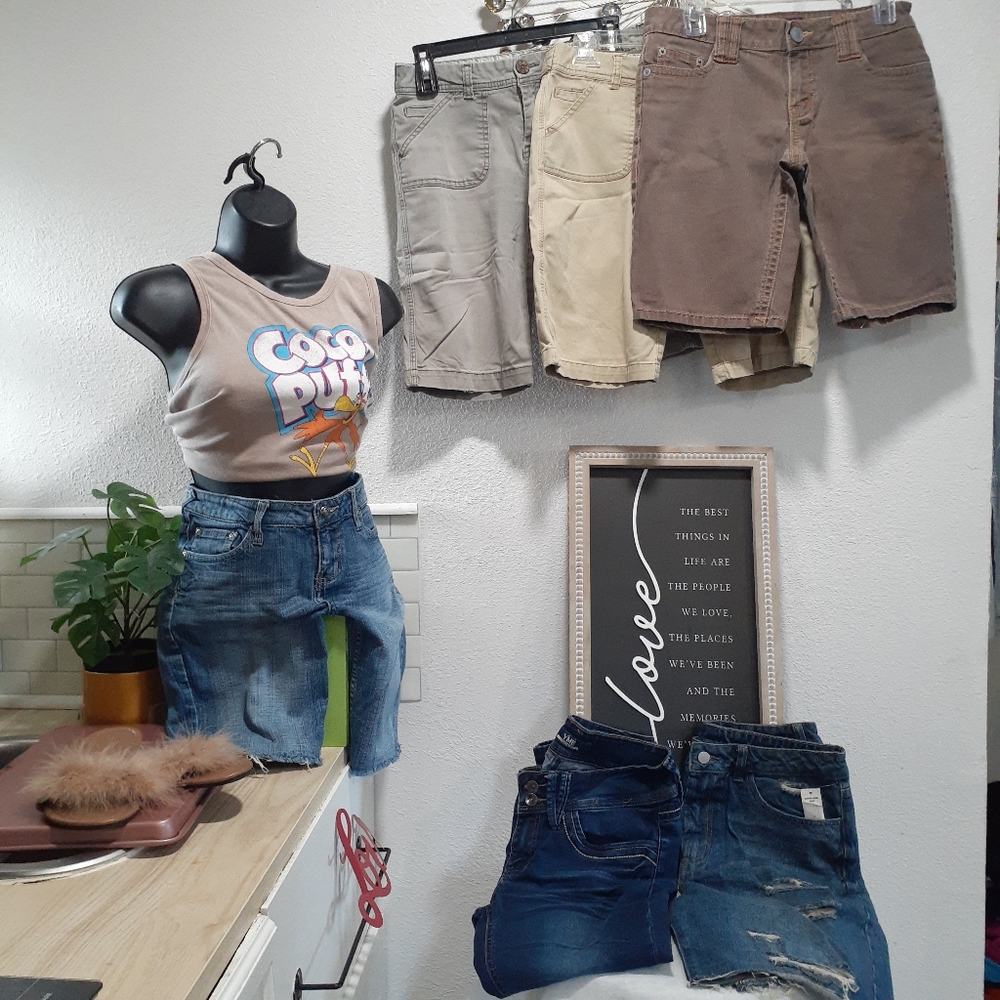 NWT High Rise Jean Shorts + Bundle/5